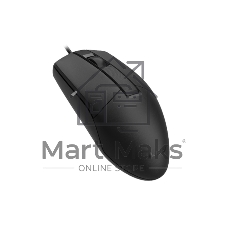 Мышь проводная A4Tech OP-330 черный, 1200 dpi, USB, кнопки - 3