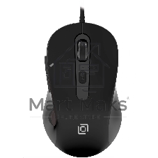 Мышь проводная Oklick 211M черный, 2400 dpi, USB, кнопки - 6