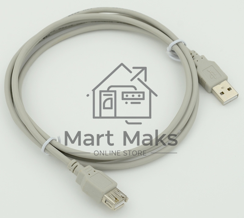 Кабель USB 2.0 Am-Af удлинитель 1.8м