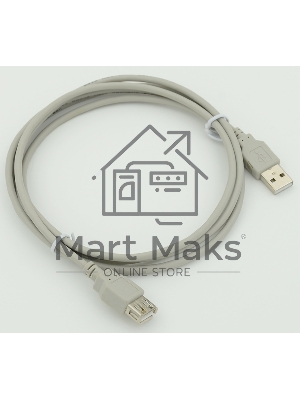 Кабель USB 2.0 Am-Af удлинитель 1.8м