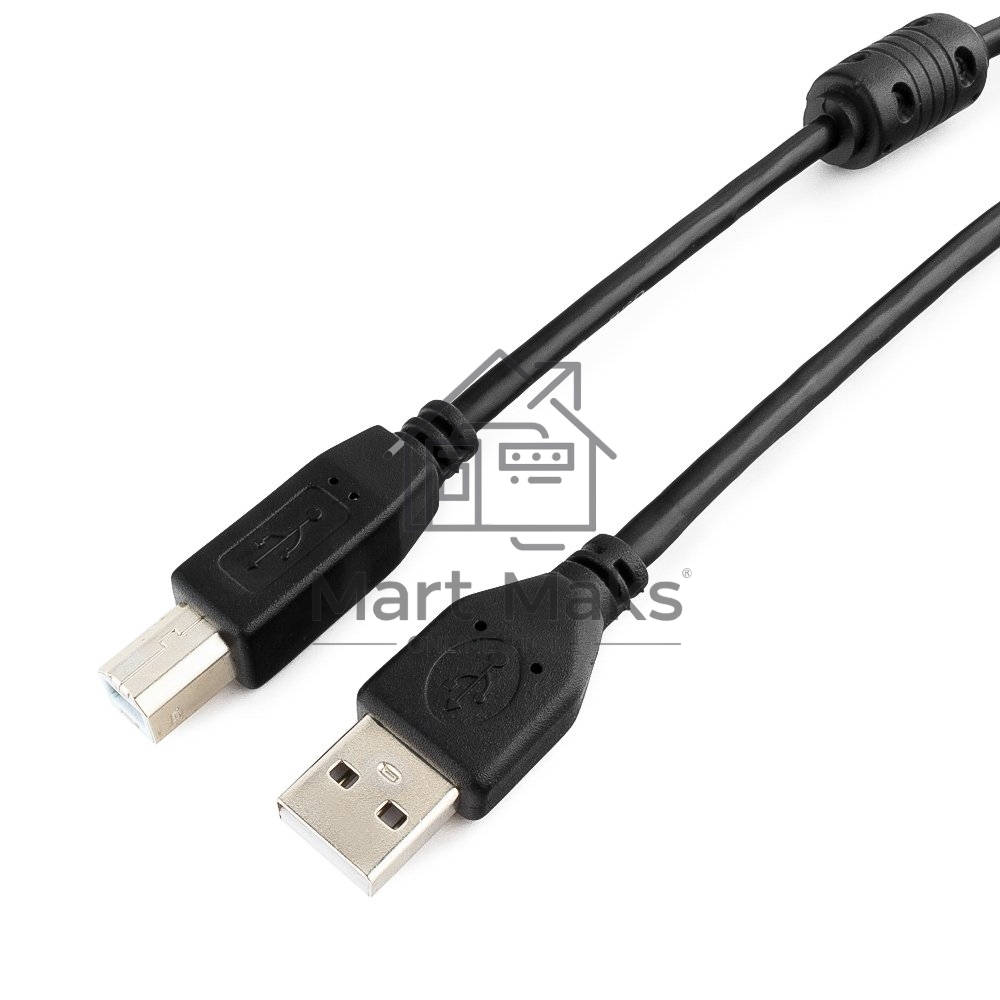 Кабель Gembird CCF-USB2-AMBM-10 USB 2.0 кабель PRO для соед. 3.0м AM/BM позол.конт., фер.кол., пакет
