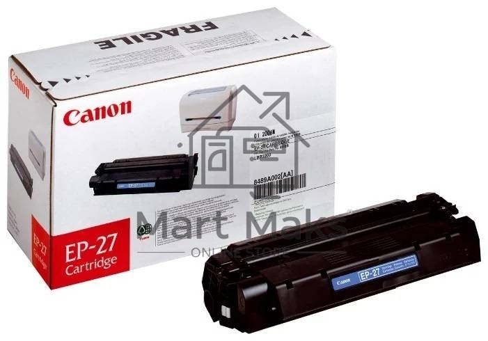 Картридж лазерный Canon EP-27 (98489A002), черный для LBP-3200/MF3110/MF5630/ MF5650/MF5730/MF5750/MF5770 2500 стр.