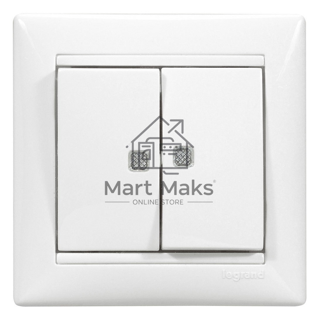 Рамка 1-м Valena белый Leg 774451