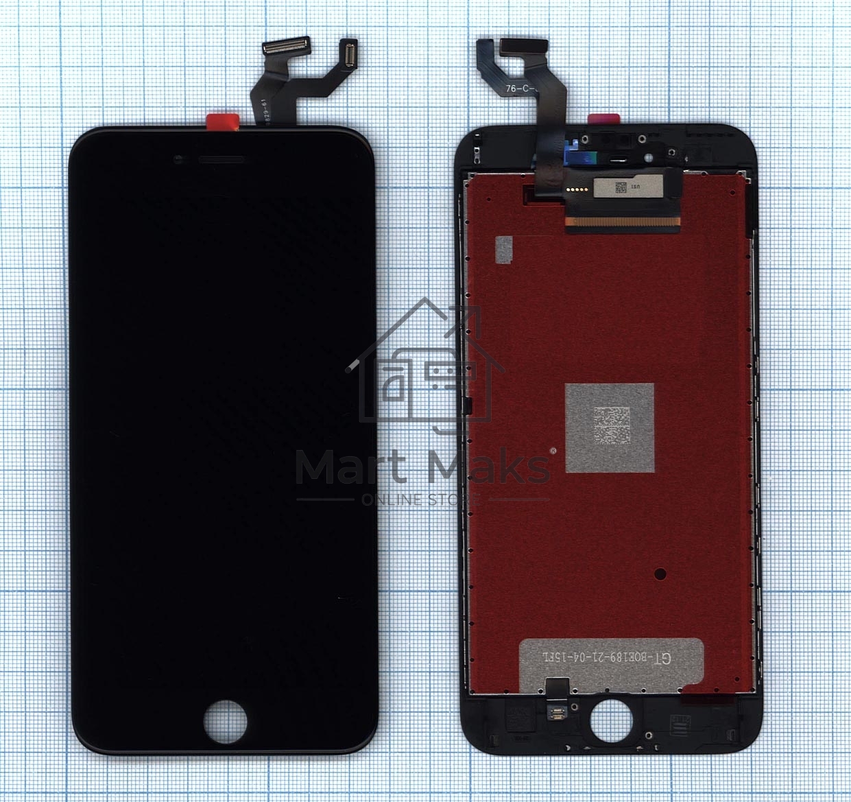 Дисплей для Apple iPhone 6S Plus в сборе с тачскрином AAA черный