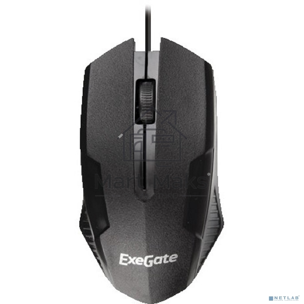 Мышь проводная ExeGate Professional Standard SH-9025 черный, 1000 dpi, USB, кнопки - 3