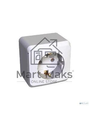 Розетка 1-м ОП Этюд 16А с заземл. белый SchE PA16-003B