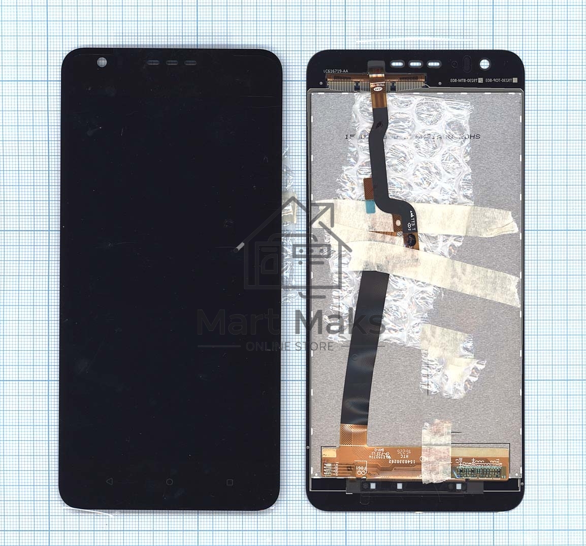 Дисплей для HTC Desire 10 Lifestyle черный