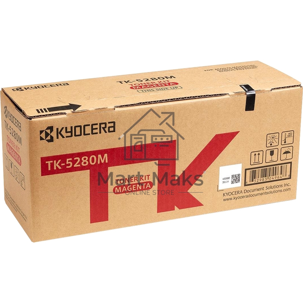 Картридж лазерный Kyocera TK-5280M (1T02TWBNL0) пурпурный для M6235cidn/M6635cidn/P6235cdn 11000 стр