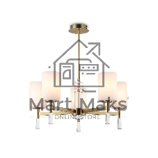 Люстра Ambrella light LH56261/5 BS/FR латунь/белый матовый E27/5 max 60W D600*590