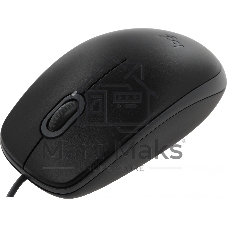 Мышь проводная Logitech M110 Silent черный, 1000 dpi, USB, кнопки - 3