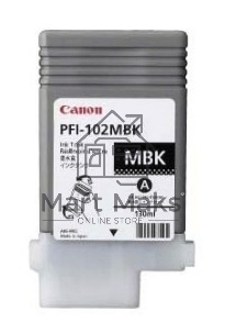 Картридж струйный Canon PFI-102MBk (0894B001) матовый черный, 130 мл., для iPF500/600/700