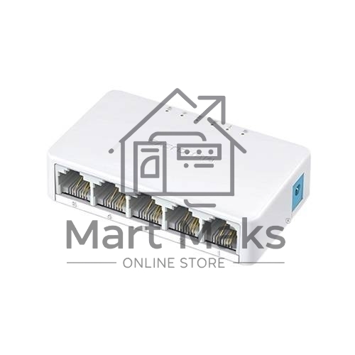 Коммутатор Mercusys MS105, 5 портов Ethernet 100 Мбит/с
