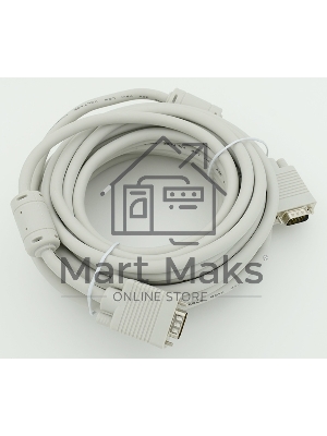 Кабель монитор - SVGA card (15M-15M) 2 filters 10m