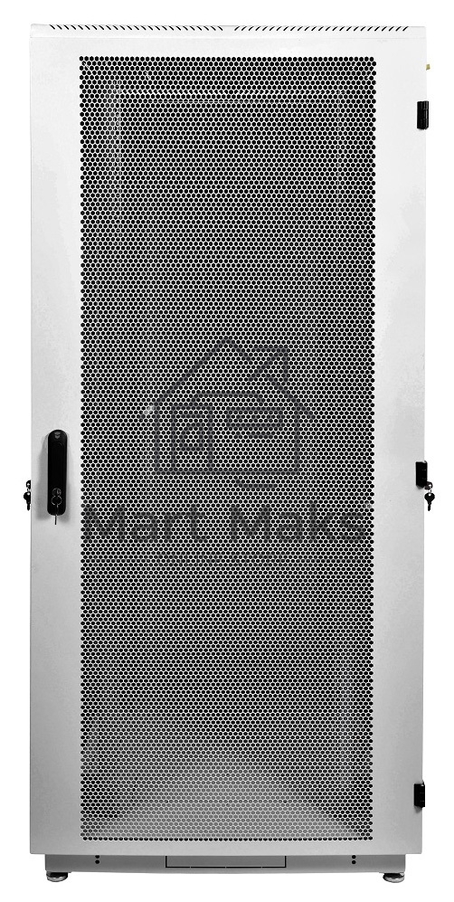 Шкаф коммутационный ЦМО ШТК-М-42.8.8-4ААА 42U 800x820мм пер.дв.перфор. задн.дв.стал.лист 2 бок.пан. 500кг белый