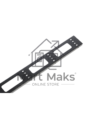 Вертикальный кабельный органайзер ЦМО для стойки внешний с окнами, ширина 95мм 42U, черный (ВКО-СТК-42-9005)