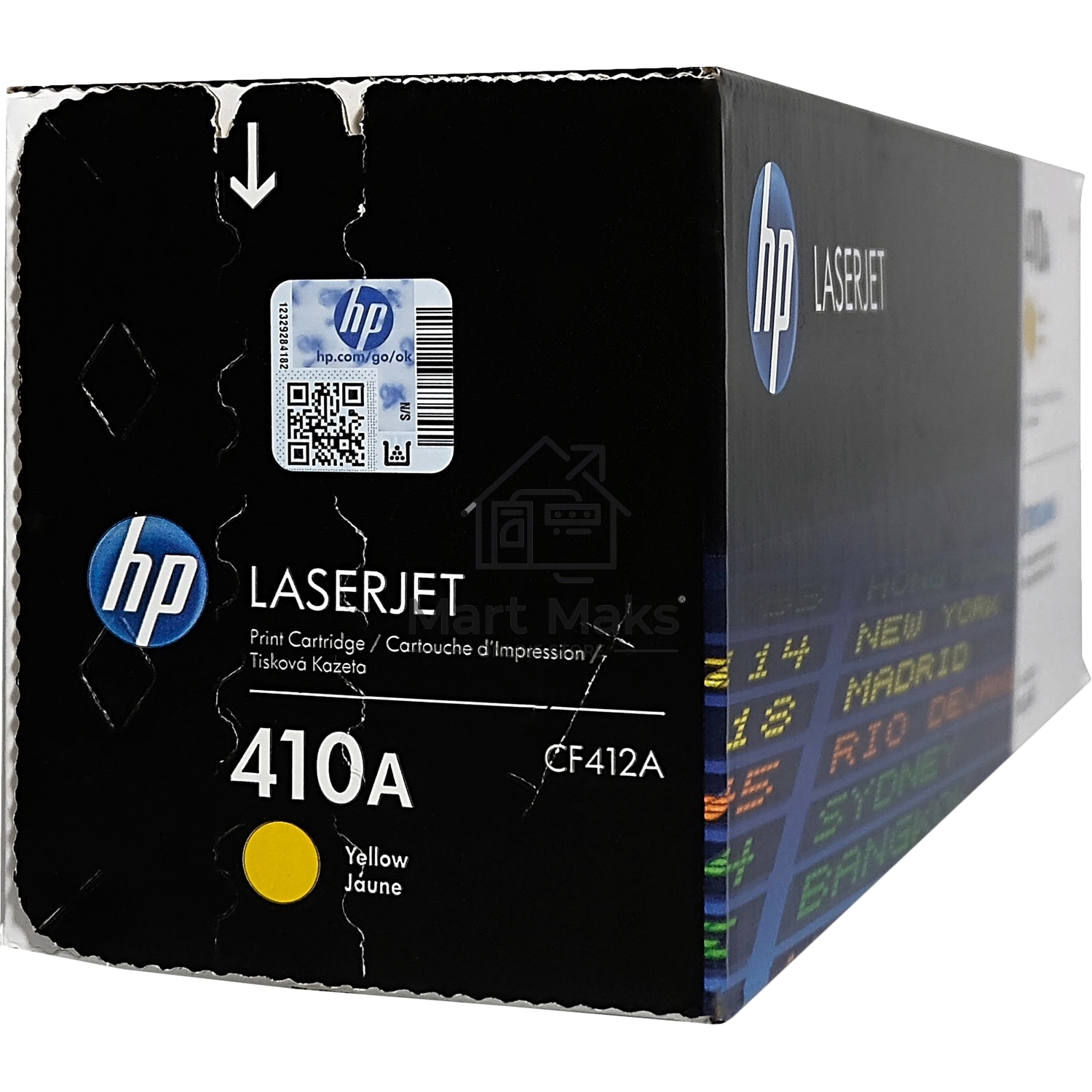 Картридж лазерный HP 410A CF412A желтый для LJ Pro M477fdn/M477fdw/M477fnw/M452dn/M452nw 2300 стр.