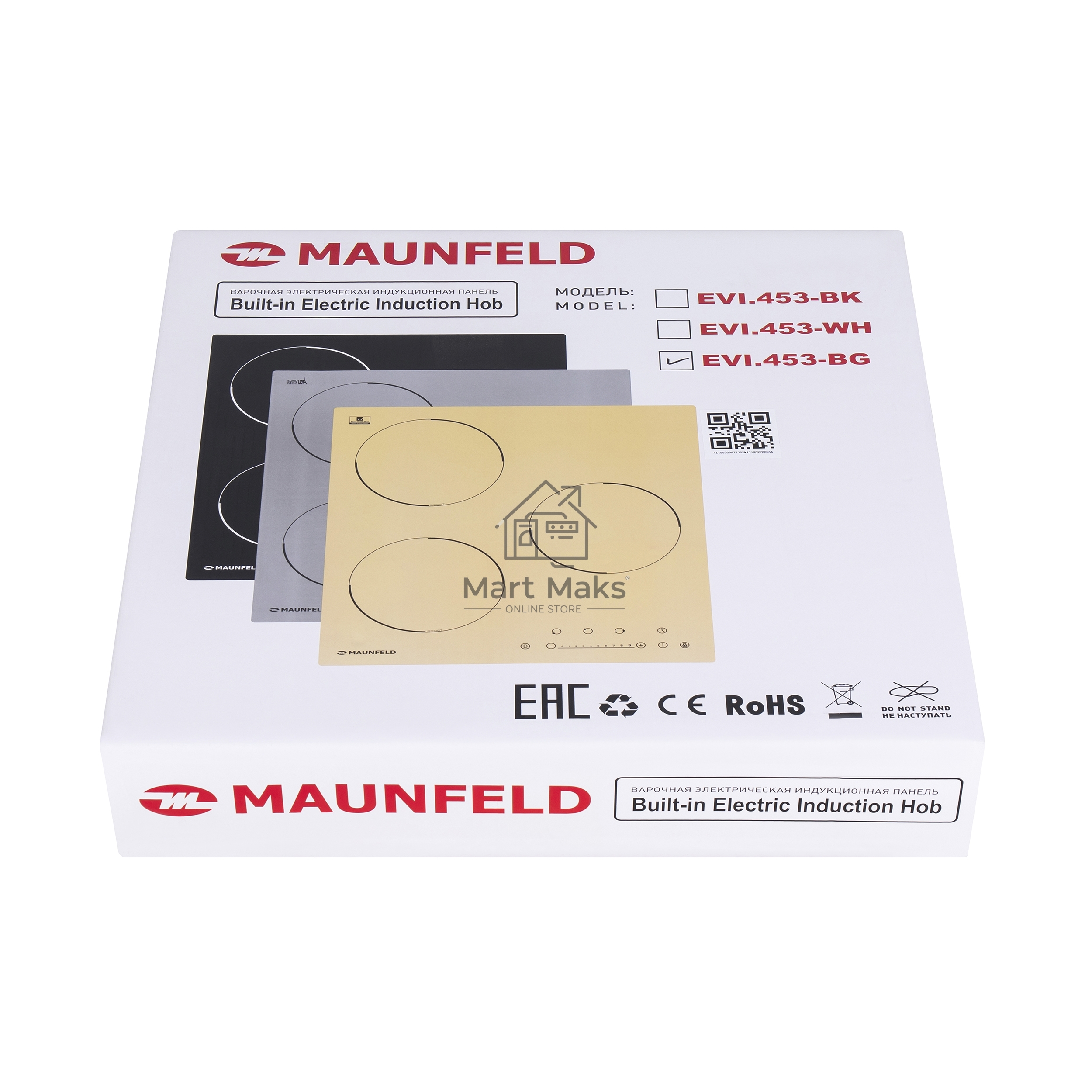 Индукционная варочная панель Maunfeld EVI.453-BG