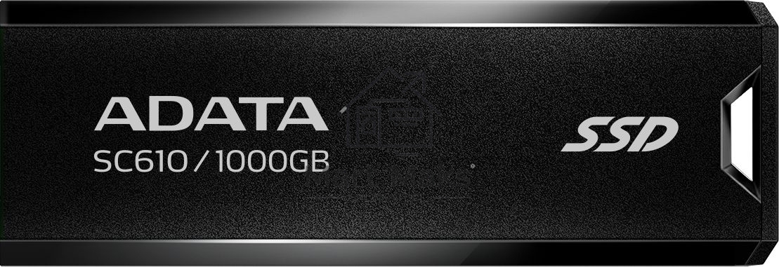 Внешний накопитель SSD ADATA 1Tb SC610 USB Type-A (550/500 Mb/s) metal case black (SC610-1000G-CBK/RD)