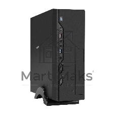 Компьютерный корпус Desktop ExeGate MI-208U2 (mini-ITX/mATX, без БП, 1хUSB+2хUSB 3.0, аудио, черный)
