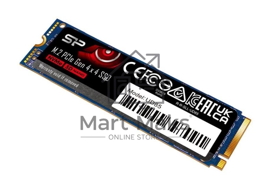 Накопитель SSD Silicon Power M-Series UD85, 1Tb, PCIe 4.0 x4, M.2 2280, NVMe, R/W 3600/2800