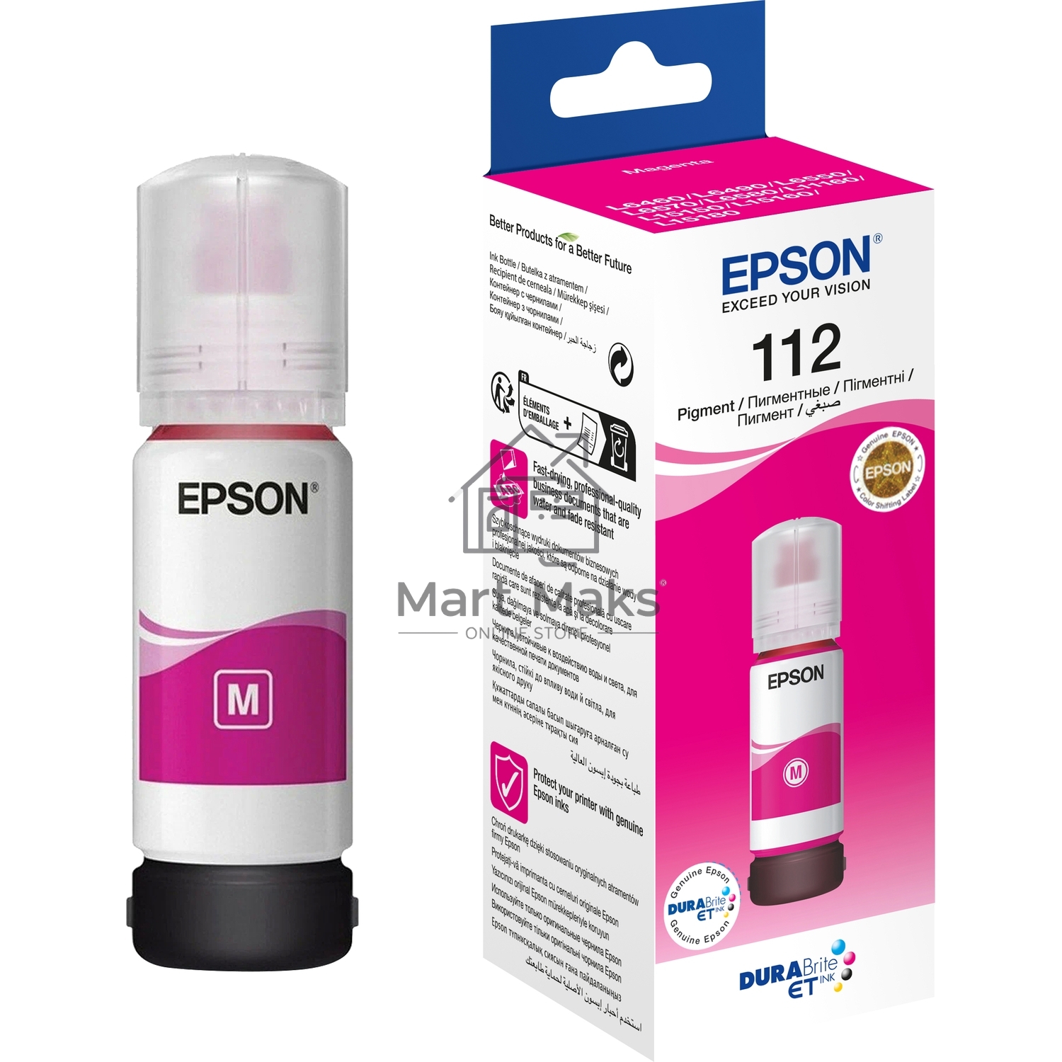 Чернила Epson C13T06C34A пурпурный (70 мл.) для L6550/L6570/L6580/ L15150/L15160