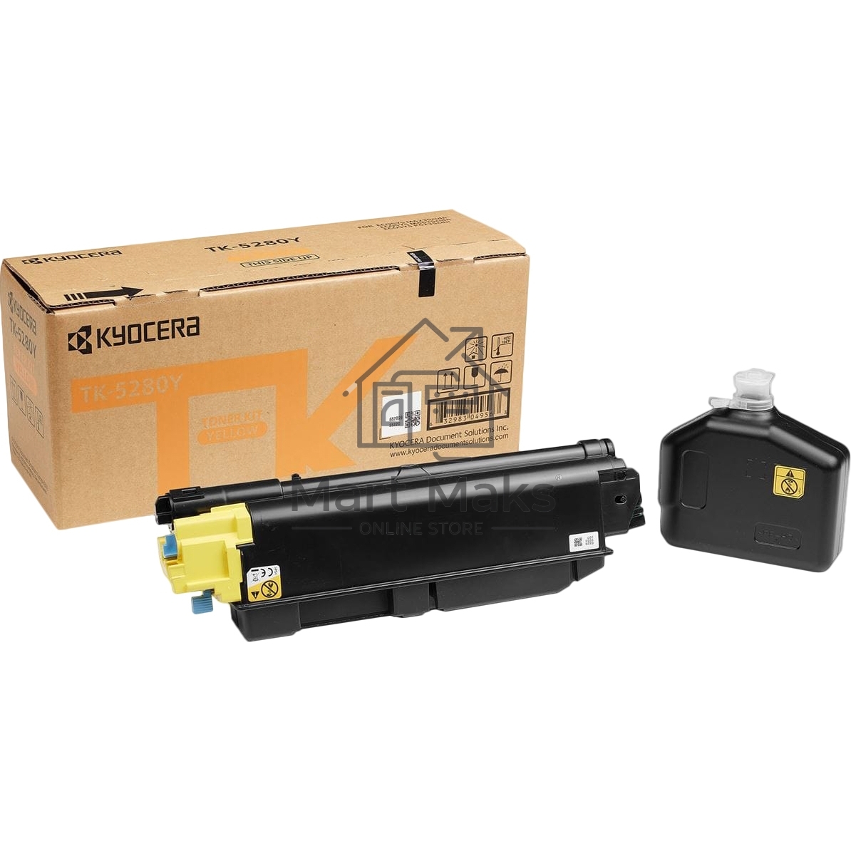 Картридж лазерный Kyocera TK-5280Y (1T02TWANL0) желтый для M6235cidn/M6635cidn/P6235cdn 11000 стр
