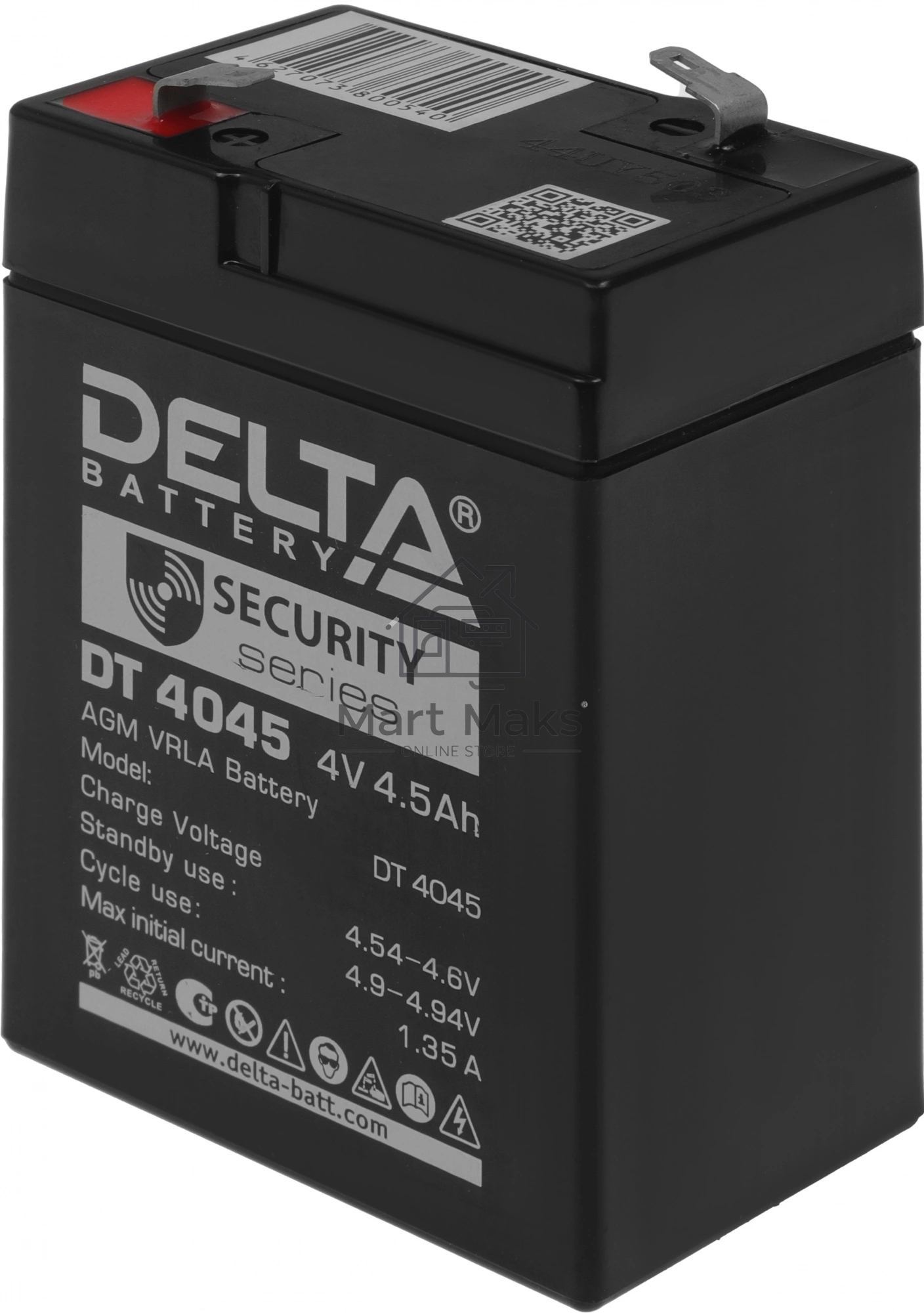 Батарея Delta DT 4045 (4V, 4.5Ah)