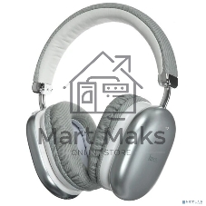 Беспроводные/проводные наушники Hoco W35 Max серебристый, полноразмерные, Bluetooth + проводной
