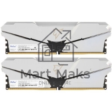 Оперативная память NETAC, DDR5, 32GB (2x16GB), 7200MHz, CL34, DIMM, с радиаторами, RGB, серебристый