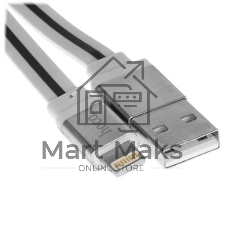 Кабель USB 2.0 HOCO X25, AM/Lightning M, белый, 1м