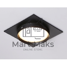 Светильник Ambrella light TN5231 BK черный GX53 110*110*35