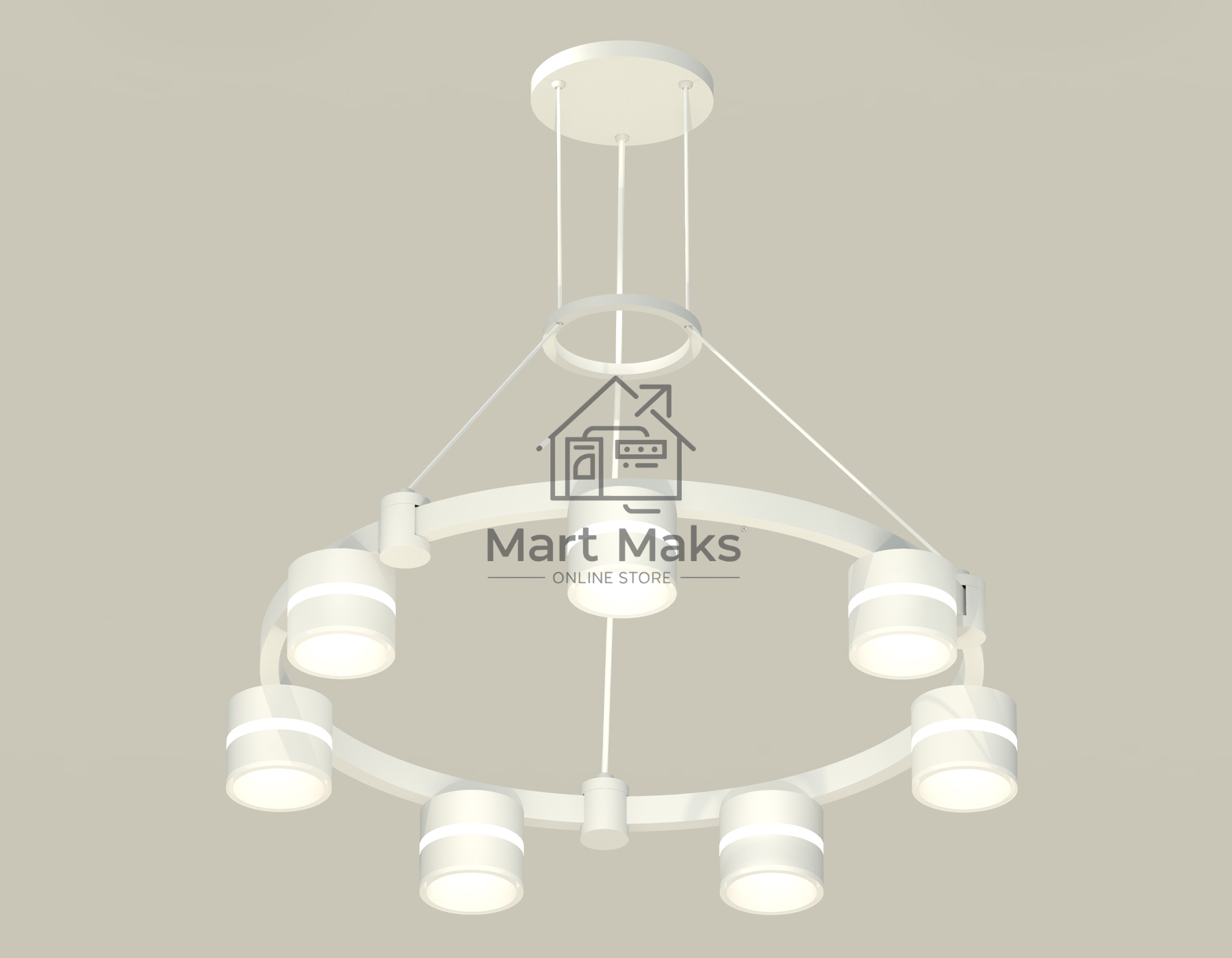 Светильник Ambrella light XR92031602/7 SWH/FR белый песок/белый матовый GX53 (A9203, C9236, N8444)