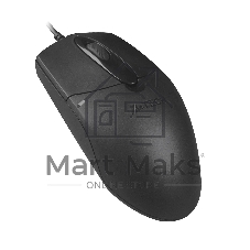 Мышь проводная A4Tech OP-720S черный, 1200 dpi, USB, кнопки - 3