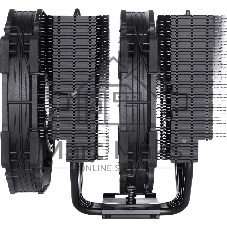 Кулер для процессора/ CPU Cooler Noctua NH-D15 chromax.black (183W, 4-pin PWM, 165mm, Al/Cu, 6x6mm, 2x140mm, 82.43CFM, 24.6dBA, 1500RPM, S: 1851/1700/1200/115X, AM5/AM4, Black)