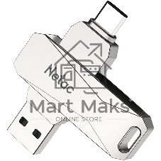 Флешка USB Netac U782C NT03U782C-128G-30PN dual USB 3.0+TypeC 128Gb, retail version
