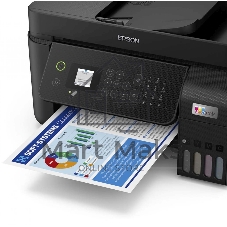 МФУ струйное Epson L5290 (C11CJ65512/C11CJ65508/C11CJ65407), A4, цветное, печ. до 33 стр/мин. (ч/б) до 15 стр/мин. (цвет), скан. до 12 стр/мин. (ч/б) 29 стр/мин. (цвет), 1440 x 5760 dpi (печать) 1200x2400dpi (скан.), USB, RJ-45, Wi-Fi