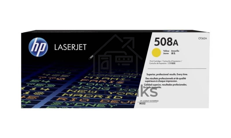 Картридж лазерный HP CF362A 508A, желтый для Color LaserJet M552/M553 5000стр.