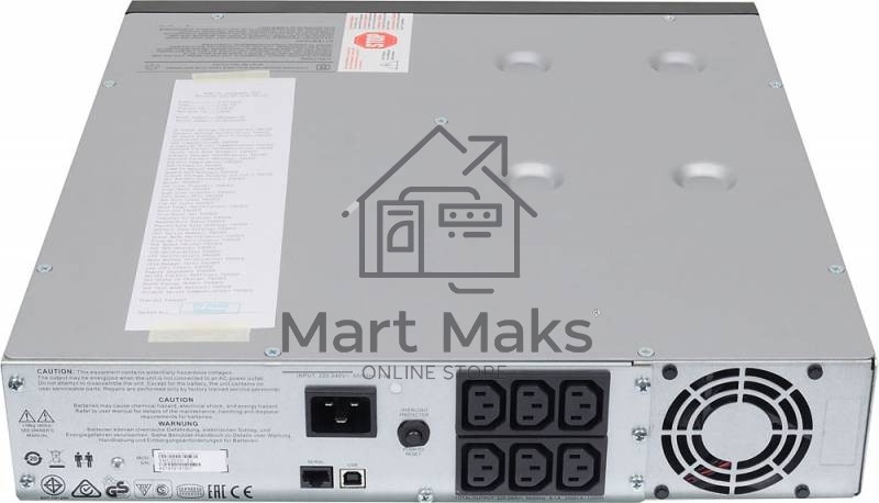 Источник бесперебойного питания APC Smart-UPS C SMC2000I-2U 1300Вт 2000ВА черный