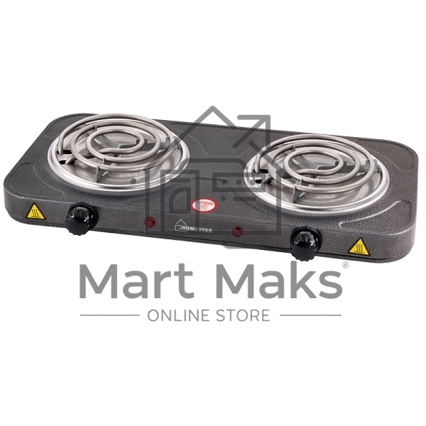 Плита электрическая Homestar HS-1105 1000+1000Вт Ф140+140мм ТЭН