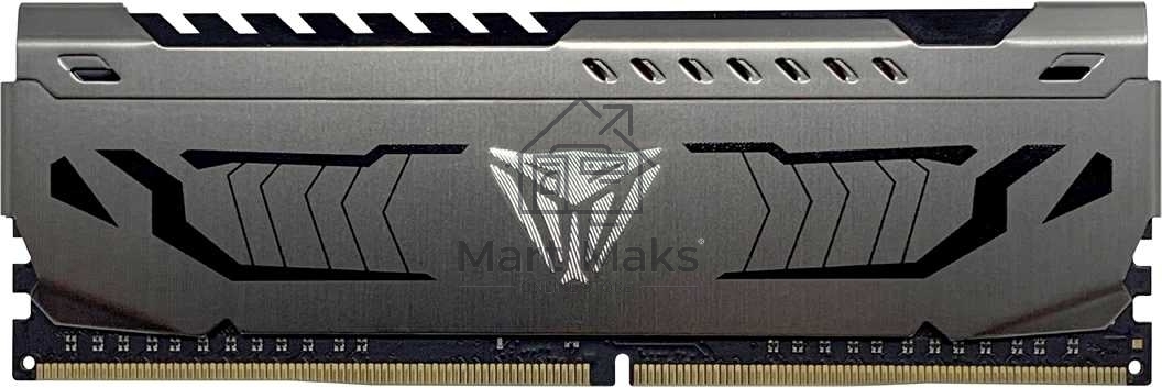 Оперативная память Patriot Viper Steel, DDR4, 16GB (1x16 GB), 3600 MHz, CL18, DIMM, радиатор, черный