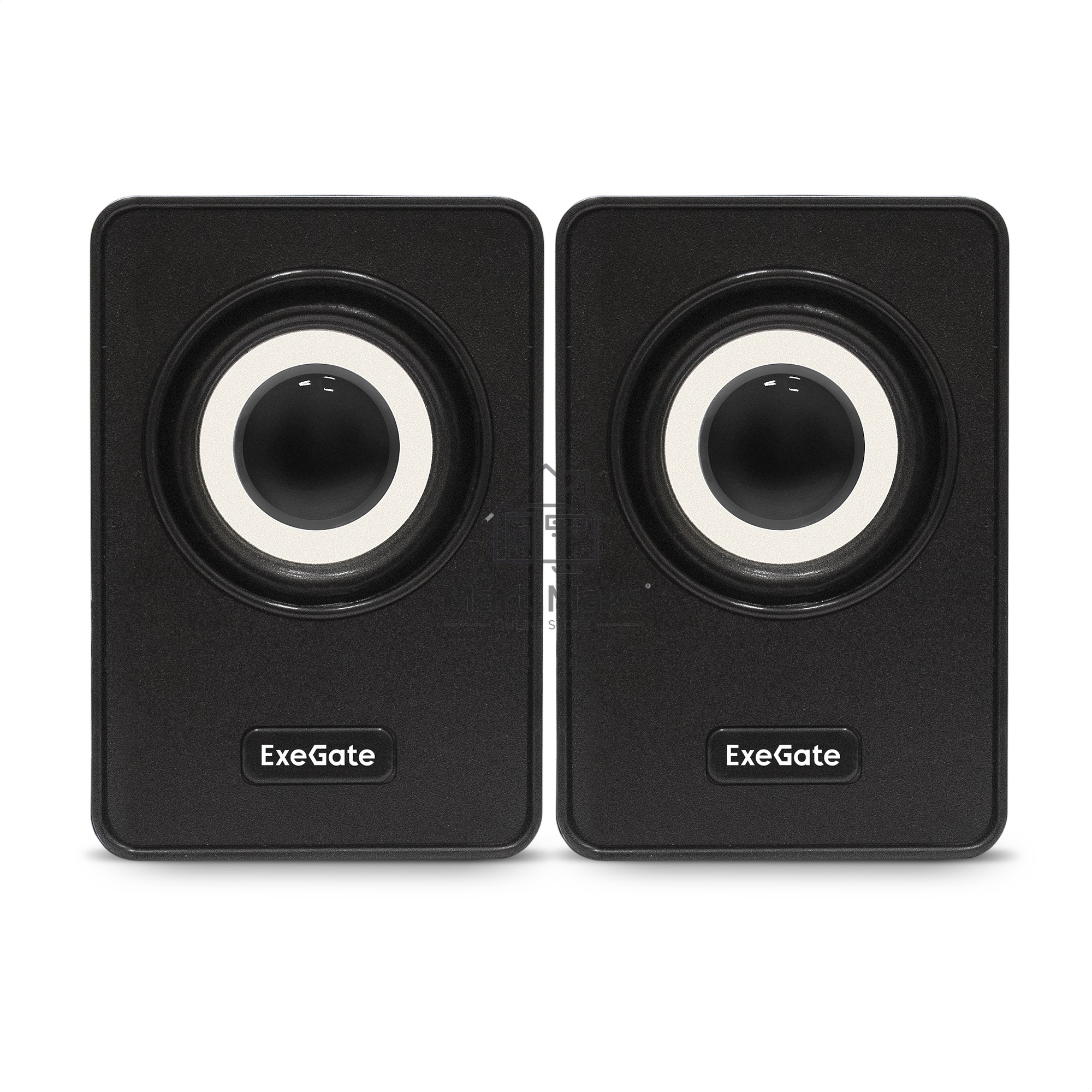 Акустическая система 2.0 ExeGate EX287054RUS Disco 120 (питание USB, 2х3Вт (6Вт RMS), 100-20000Гц, черный)