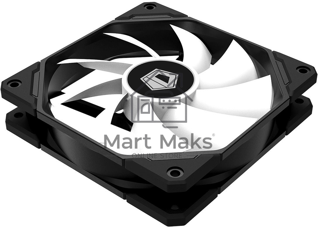 Вентилятор для корпуса ID-Cooling TF-12025-ARGB черный, 120 мм, 1500 об/мин, 30.5 дБ, 4 pin