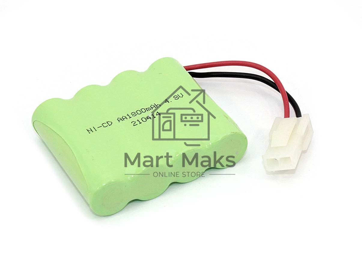 Аккумулятор Ni-Cd 4.8V 1800 mAh AA Flatpack разъем 5559