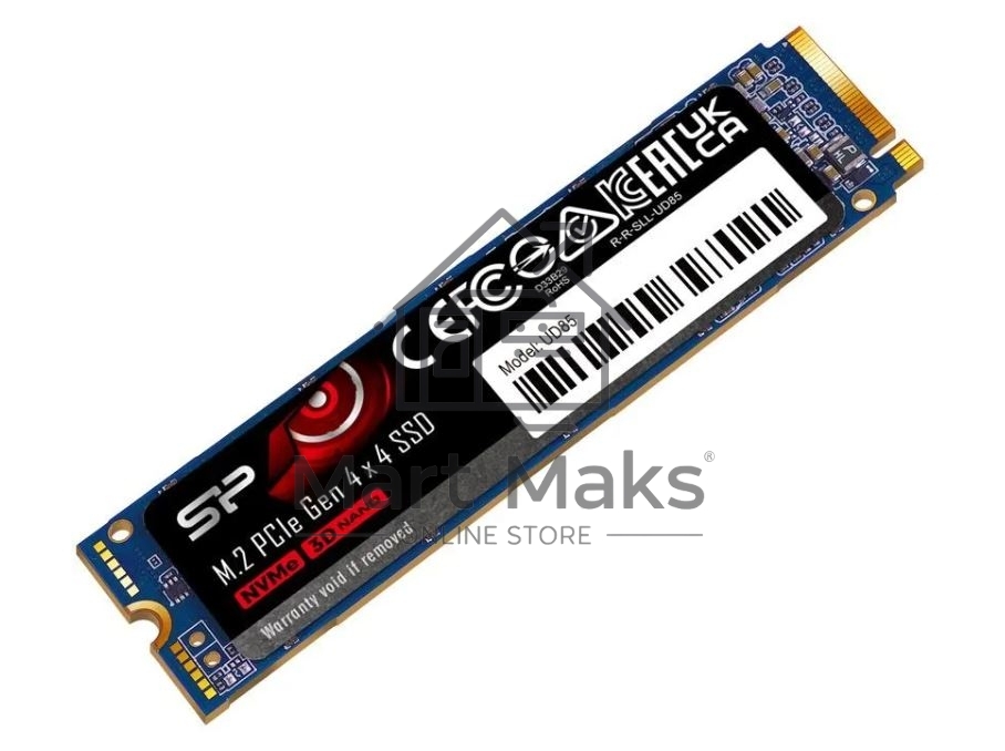 Накопитель SSD Silicon Power M-Series UD85, 1Tb, PCIe 4.0 x4, M.2 2280, NVMe, R/W 3600/2800