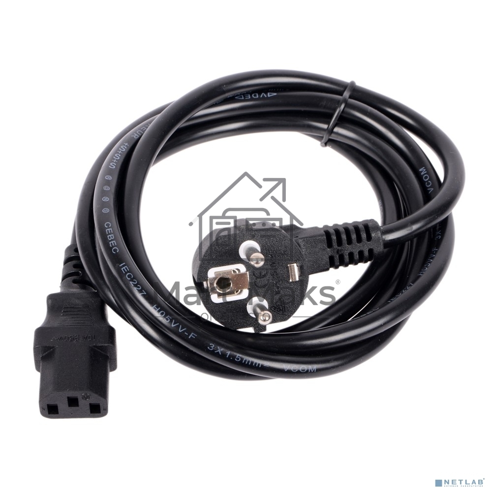 Кабель питания EU 1.8M CE021-CU1.5-1.8M VCOM