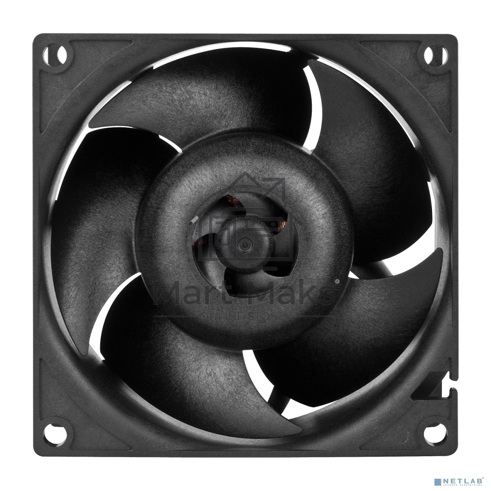 Комплект вентиляторов для корпуса Arctic S8038-7K (4 Pack) черный, 80 мм, 7000 об/мин, 4 pin