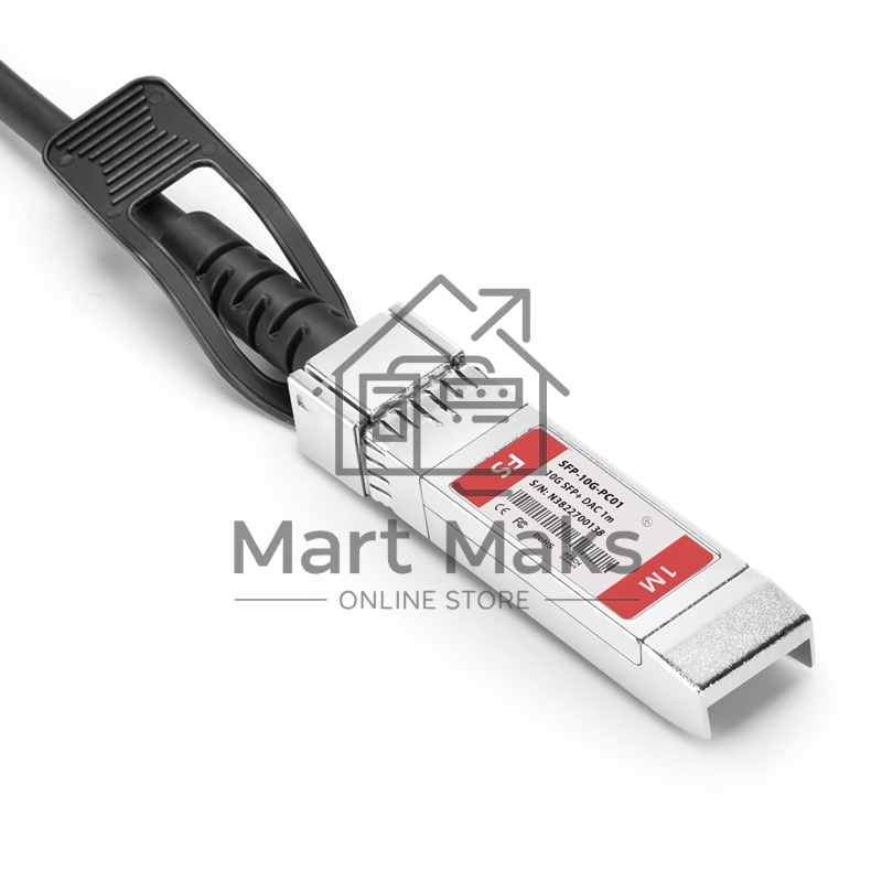 Твинаксиальный медный кабель 1m (3ft) Generic Compatible 10G SFP+ Passive Direct Attach Copper Twinax Cable #74617