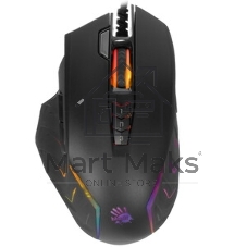 Мышь проводная A4Tech Bloody J95s черный, 8000 dpi, USB, кнопки - 9