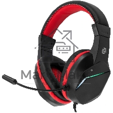 Гарнитура Oklick HS-L335G чёрный, проводная, USB-C/3.5 мм