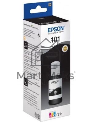 Картридж струйный Epson L101 C13T03V14A черный (127мл) для Epson L4150/L4160/L6160/L6170/L6190